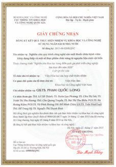 GHV Bone – giay chung nhan 1